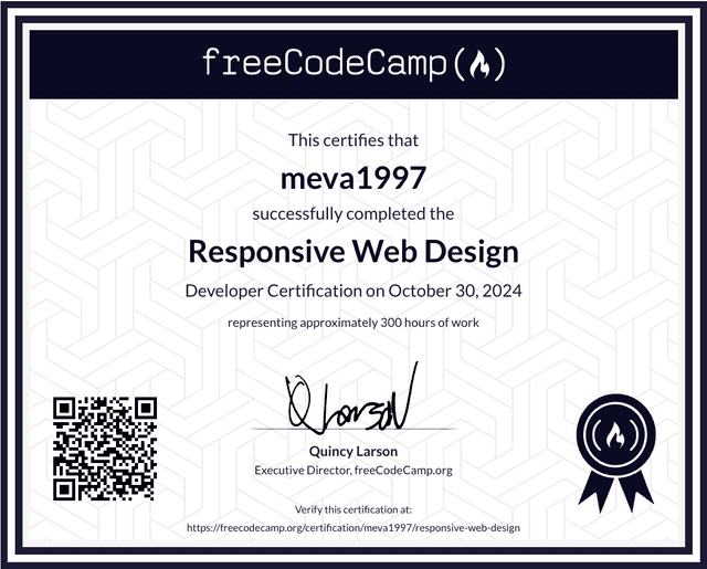 freeCodeCamp Responsive Web Design Certification