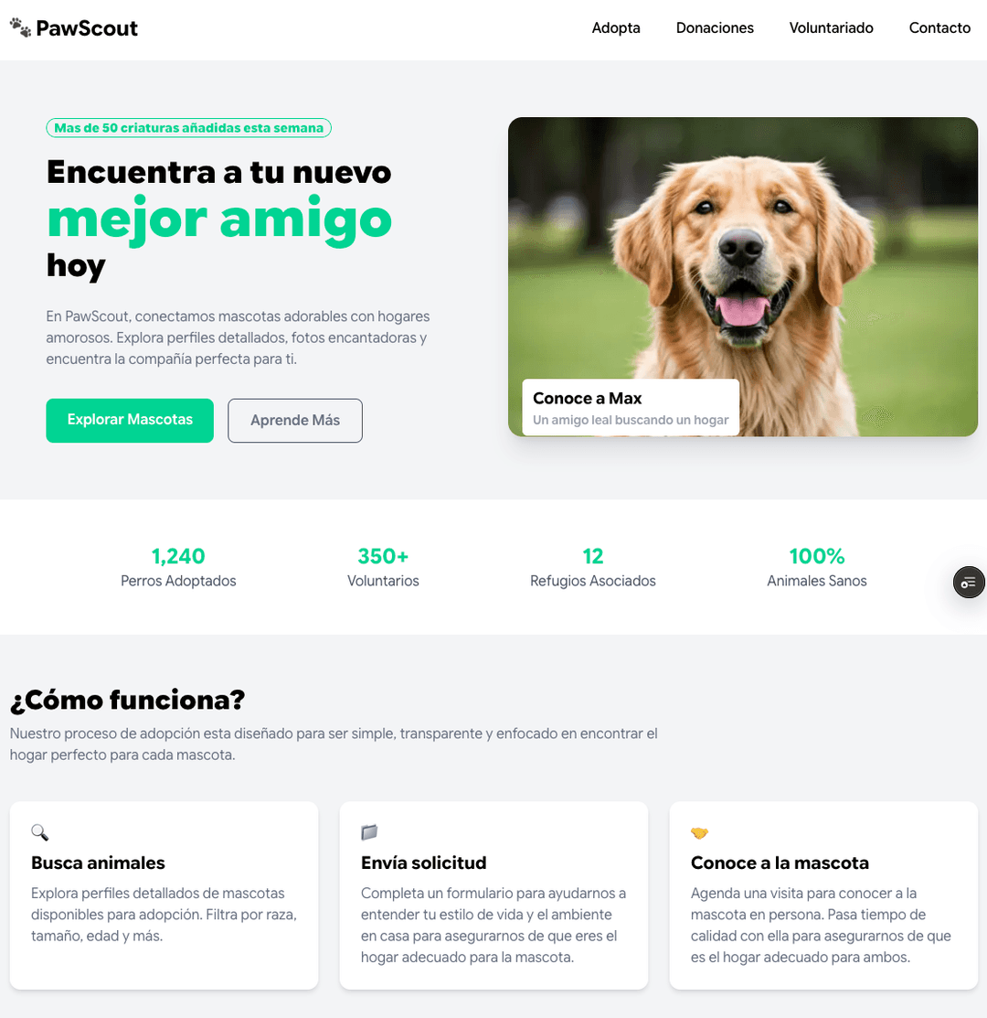 PawScout - Pet Adoption Platform