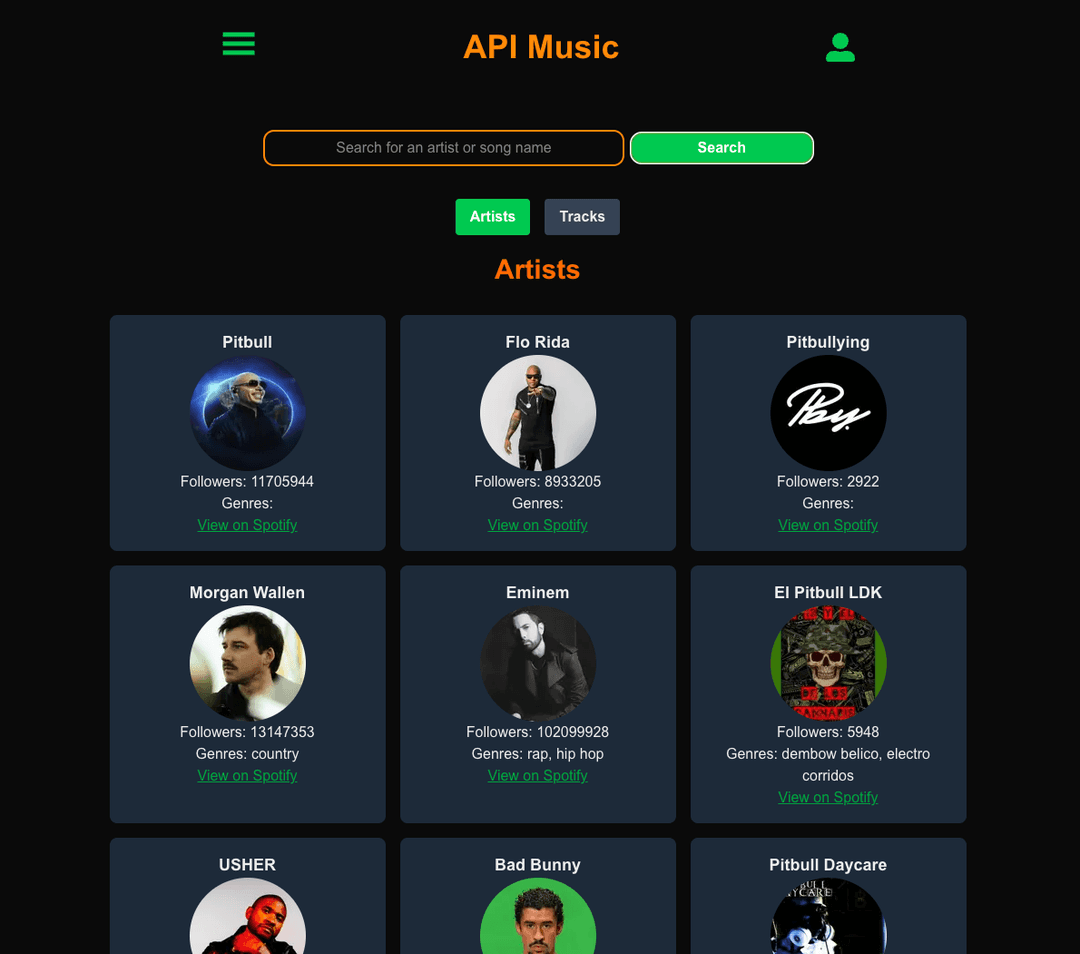 Music API Project